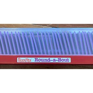 Sizzix sizzlits Round-A-Bout Alphabet Die Set In Plastic Case